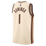 Maillot NBA Golden State Warriors Jonathan Kuminga Nike 2025-26 City Edition Blanc Swingman - Homme